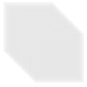 20pcs прозрачни листове за шаблон от mylar, 12-инчови празни листове за трафаретного на материала, за който е съвместим и силуэтной рязане