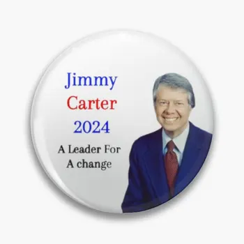 Джими Картър 2024 За Президент Софт Бутон На Жени Сладък Творчески Иконата, Дрехи, Бижута Подарък На Жени В Ревера Забавен Женски Декор Яка
