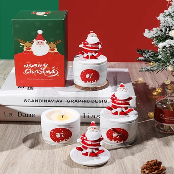 Коледна ароматерапевтическая свещ подарък кутия за подаръци аксесоари за украса, костюм и подарък за ръце за сватбен подарък аромат за ръце