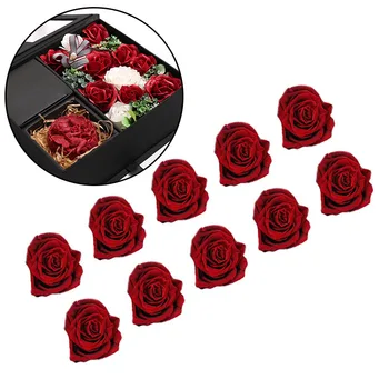 15 стилове 10шт Безсмъртна прясна корона рози с предавателна САМ Forever Real Flower Party е Сватбена украса букета на булката като подарък