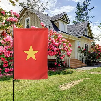 Флаг Виетнам, Градински флаг, Двупосочен знаме, Флаг за украса на улиците, Флаг на вътрешния двор