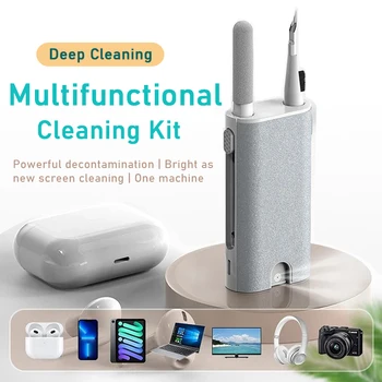 Комплект за Почистване на слушалки Airpods 1/2/3 Поколение TWS накрайници за уши Cleaning Kit Комплект За Цялостна Почистване на Екрана Таблетен компютър Apple iPhone