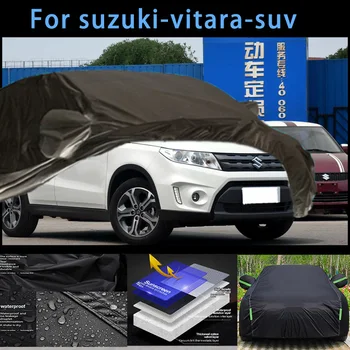 За suzuki-vitara-suv Външна защита, пълни с автомобил сеат, снежната покривка, козирка, Водоустойчива Прахозащитен Външни автомобилни аксесоари