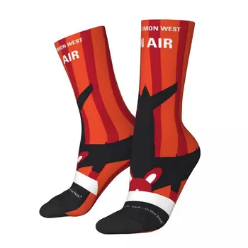 Забавни Happy Мъжки Компресия Чорапи My AIR CON Minimal Vintage Harajuku Air Con В стил Хип-Хоп, Новост, Безшевни Екипажа, Луд Чорап