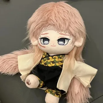 20 см Сладък Плюшен кукла Demon Slayer Sabito Cosplay Аниме Прекрасната Мека Сладък дрехи за обличане Коледен подарък