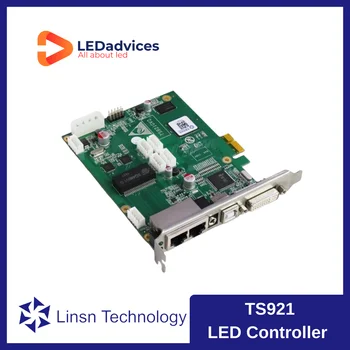 Linsn TS921 LED Screen Display Controller Публикуване на Картата Пълноцветен Външна Вътрешна Фиксирани и отдавани под наем Led Панел 4K 1920*3840 Пиксела