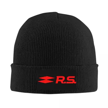 Червена състезателна шапка RS Club Motorsport, Възли шапки, Мъжки и женски Хип-хоп Унисекс, Топли Зимни шапки, Шапка