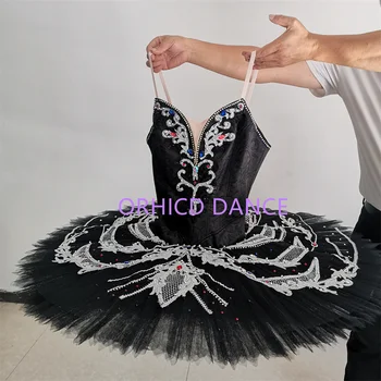 Професионална висококачествена 12-слойная дрехи размер за деца Момичета, Жени и възрастни Бяла балетната поличка за палачинки