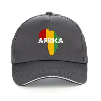 Нова шапка, блузи, лятна готина забавна бейзболна шапка AFRICA POWER Rasta Reggae Music за мъже, размери от S до 3XL, 100% Памук, лято