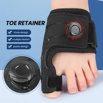 Бандаж за палец на крака, Регулируема Разделител за пръсти, Коректор на палеца на крака, за да облекчи болката следоперативни възстановяване, Гъвкава гума с фиксирующей лента