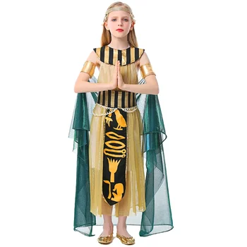 Карнавалните Костюми на принцеса на Египет За деца и момичета Египетски фараон Cosplay на Карнавалните костюми на Клеопатра Детска Фантазия Облечи