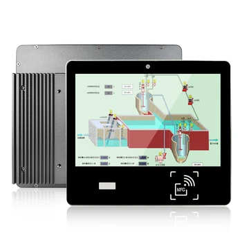 Индивидуален продукт индустриален КОМПЮТЪР aio с четырехъядерным 10.1-инчов Android таблета със скенер за бар-код, tablet павилион