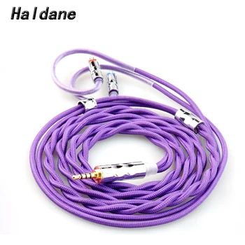 Кабел за обновяване на слушалки серия Haladne 1,2 м Ziluolan Чисто сребро + монокристаллическая мед Хибриден кабел с подобрени елемент