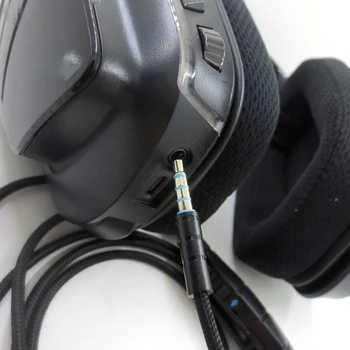 3.5 мм кабел за слушалки с вграден контрол за гейминг слушалки G633 G933 Аксесоари за слушалки Директен доставка