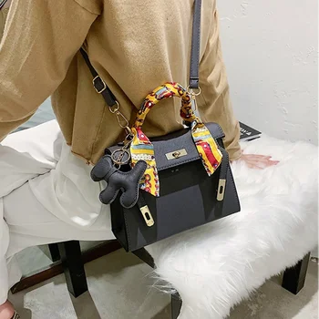 Дамски чанти през рамо, Чанта през рамо, чанти за жени, луксозна дамска чанта за съхранение, модерна чанта-месинджър от изкуствена кожа с окачване