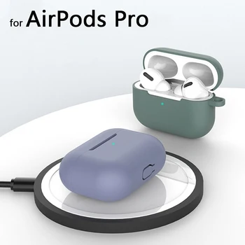 Силиконови калъфи за Airpods Pro, луксозен защитен калъф за безжични слушалки, защита от падане, корпус за слушалки airpods pro, аксесоари за слушалки