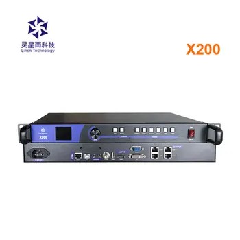Led видеопроцессор Linsn X200 с 4 изходни порта, RJ-45, универсален видеоконтроллер за led стена на дисплея
