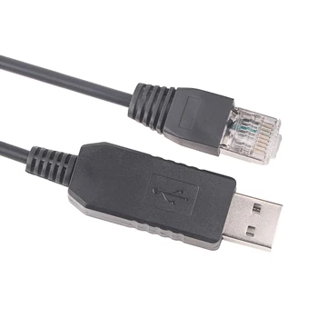 Сериен и USB кабел за отстраняване на грешки конзола връзка с литиево-йонна батерия Pylontech, USB кабел RS232 - RJ-45