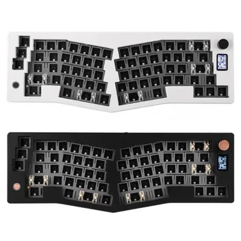 Механична клавиатура ABM066 с програмируем RGB клавиатура 66 комбинации BT / 2,4 Ghz /TypeC Dropship