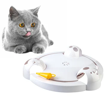 Интерактивна играчка roate pounce hide seek mouse hunting дяволът board електрическа играчка за котки чувства автоматична играчка за котки