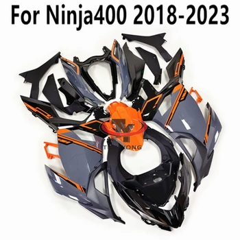 Подходящ Ninja 400 2018-2019-2020-2021-2022-2023 За Ninja400 Пълен Комплект Обтекател на Купето Мотоциклет Качулка Впръскване ABS Аксесоари