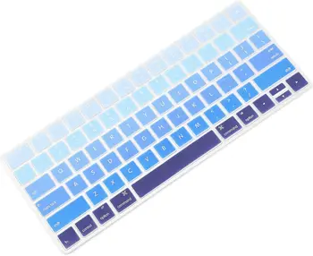 Силиконова клавиатура Allinside за iMac Magic Keyboard A2449 /A2450, Защитната обвивка за безжична клавиатура iMac 24 