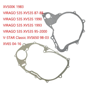 Полагане на левия капак на картера на двигателя на мотоциклет Yamaha XV500K VIRAGO 535 XV535 V-STAR Classic XVS650 XV65 4VR-15451-00-00