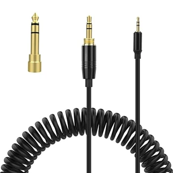 Y1UB Гъвкав 3,5 мм кабел за слушалки 6,35 мм Адаптер за слушалки QC25 QC35 QC35II кабел