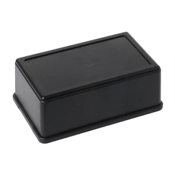 Водоустойчив електронен корпус от ABS-пластмаса, калъф за дизайн на кутията, черно 105x64x40 мм