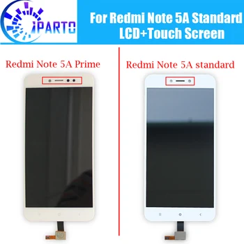 За Xiaomi Redmi Note 5A стандартен LCD дисплей + Тъч екран Дигитайзер 100% Тествани LCD екран + Сензорен екран за Redmi Note 5A стандартен