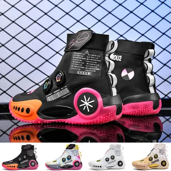 Професионални баскетболни обувки Street sprots с Баскетболни обувки Женски 2023 Мъжки баскетболни маратонки за деца момчета Безплатна доставка