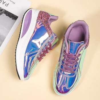 Които нарастване на дамски обувки за ходене, Удобна популярна обувки за спортни тренировки за момичета, Ежедневни спортни маратонки за бягане