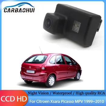 Камера за обратно виждане на Автомобила HD Night Vision Look Back Резерв на CCD-Камера, Високо качество на RCA За Citroen Xsara Picasso MPV от 1999 ~ 2010