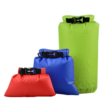 3 опаковки непромокаеми сухи торби с ултра-леки, сухи торби на Улицата торбички за пешеходен туризъм скално катерене каране на каяк къмпинг, гмуркане, гребане