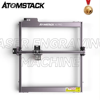 ATOMSTACK A5 Pro 40 W Лазерен Гравьор С ЦПУ за Лазерно Рязане Гравиране Машина Защита на очите 410x400 мм Работна площ САМ Резба за логото