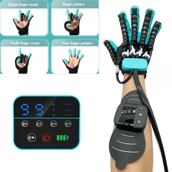 Интелигентна рехабилитация роботизирани ръкавици за пациенти с гемиплегией, които са претърпели инсулт, поддържат нискочестотен импулсен масаж и масаж горещ компрес