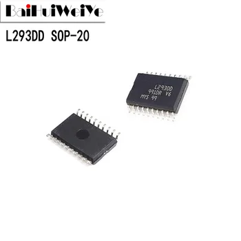 10ШТ L293DD L293 L293D СОП-20 SMD Вътрешен превключвател IC Bridge Driver Нов чипсет добро качество