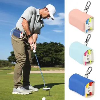 Чанта за носене на топка за голф Голям капацитет, пыленепроницаемая, защищающая от надраскване, въртяща се на 360 градуса чанта за аксесоари за голф, държач за тениски